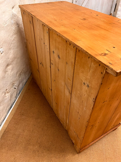 Antique 2 Door Pine Cupboard