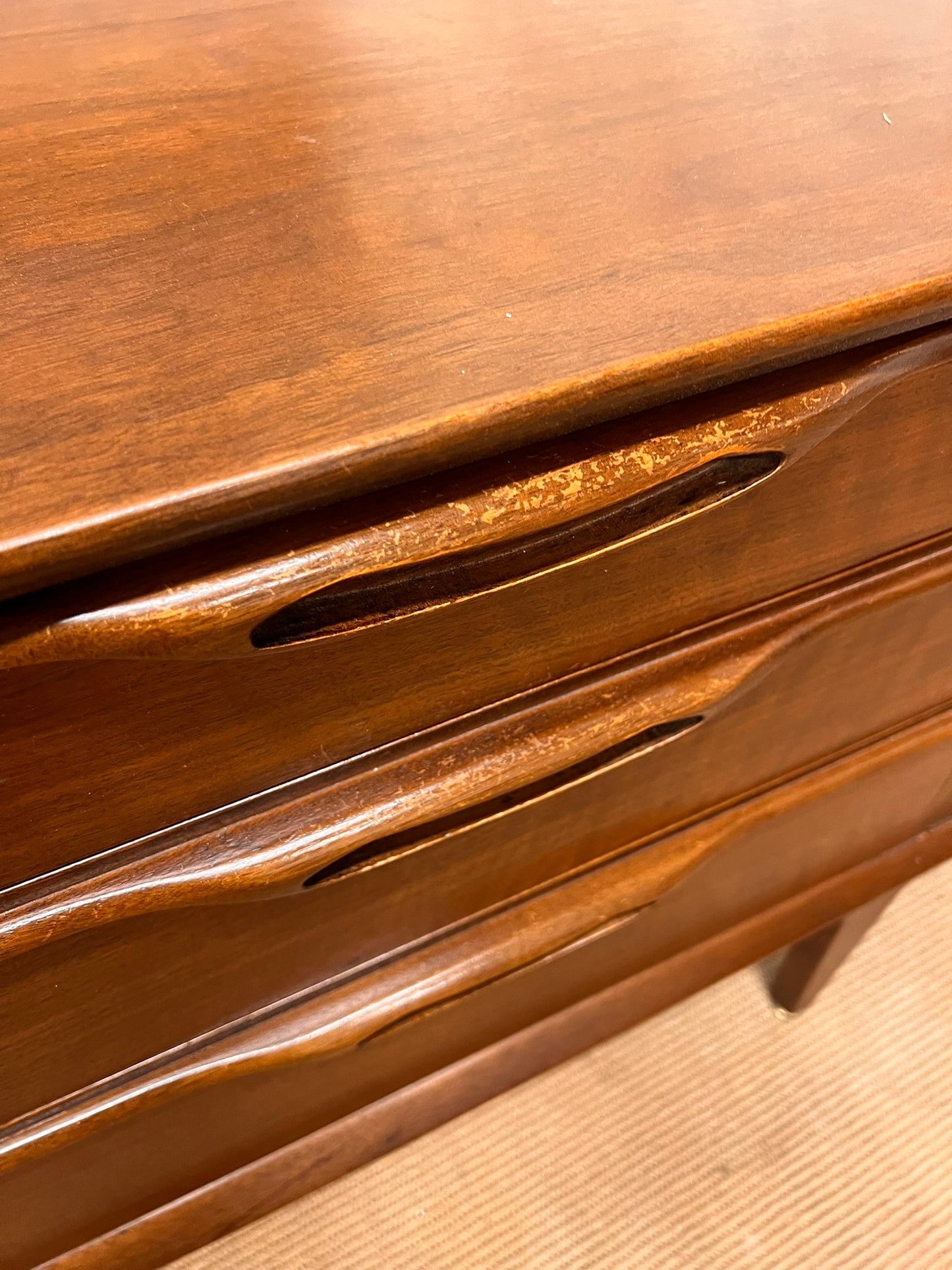 Vintage Teak Server Ca 1970