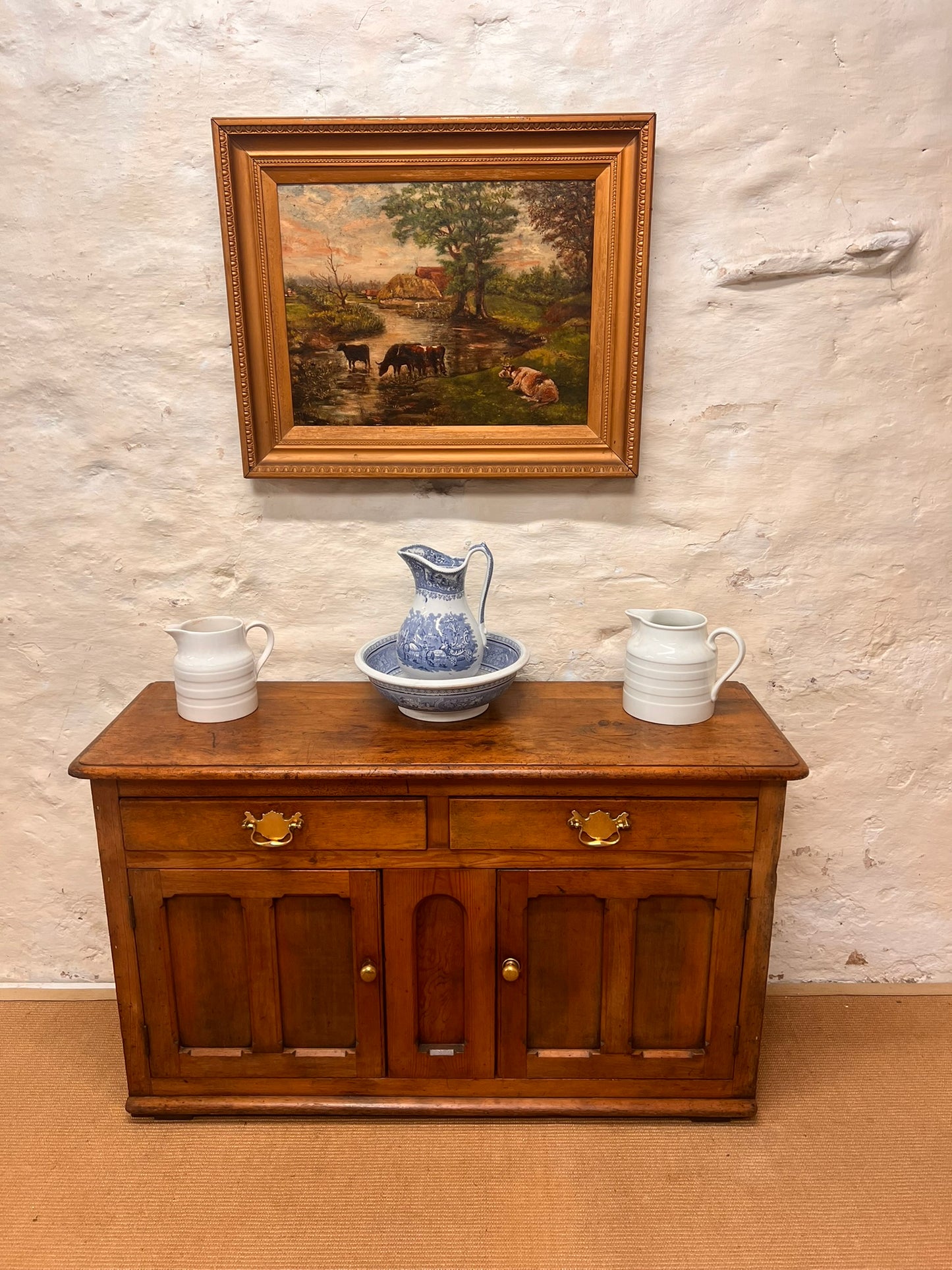 Antique Pine Dresser / Server