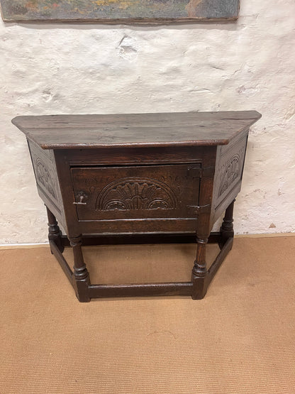 French Antique Carved Oak Cupboard Ca 1820 RM 248