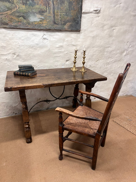 Early Spanish Chestnut Desk / Table RM 250