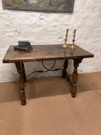 Early Spanish Chestnut Desk / Table RM 250