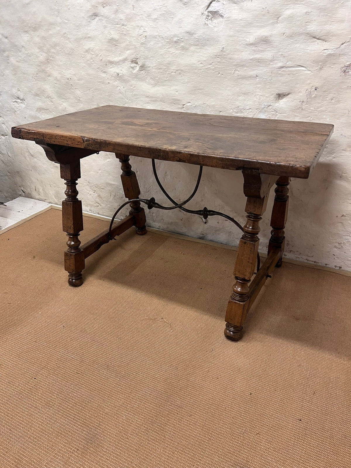 Early Spanish Chestnut Desk / Table RM 250