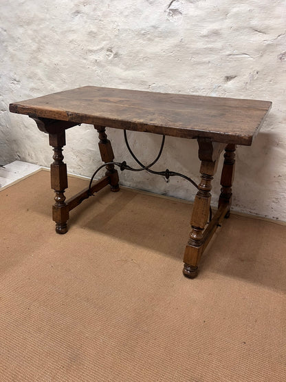 Early Spanish Chestnut Desk / Table RM 250