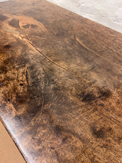 Early Spanish Chestnut Desk / Table RM 250