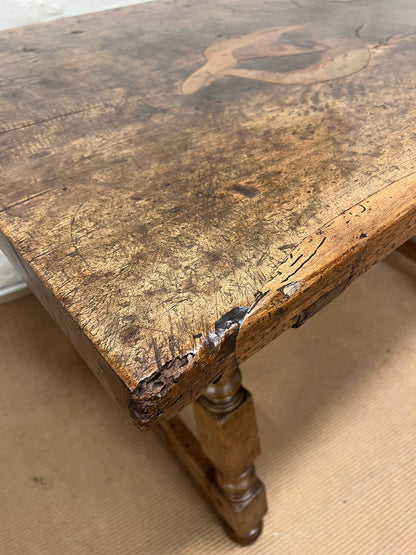 Early Spanish Chestnut Desk / Table RM 250