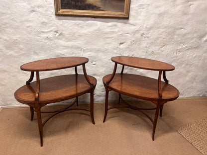 Pair of Mahogany Tables-RM 284