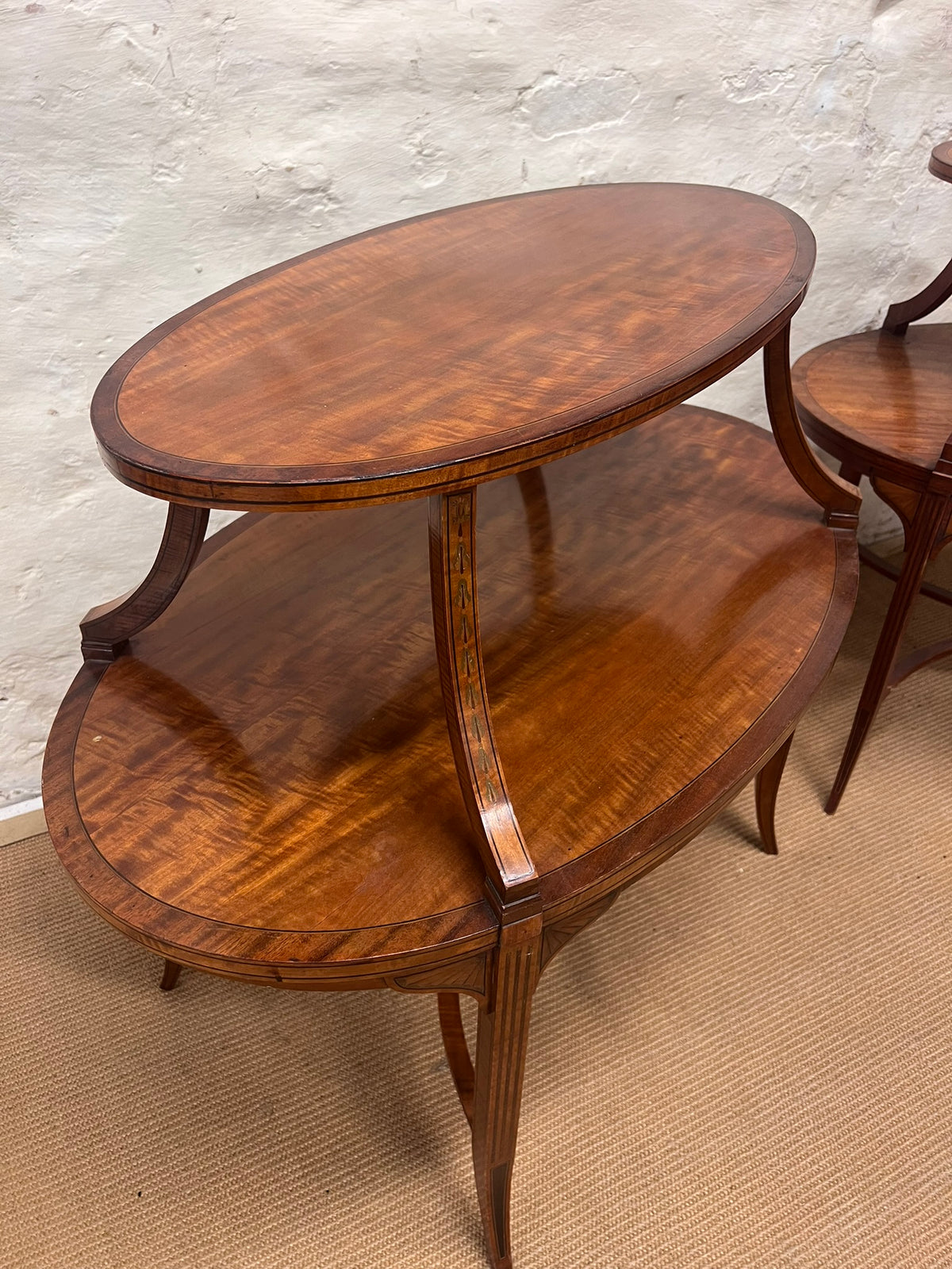 Pair of Mahogany Tables-RM 284