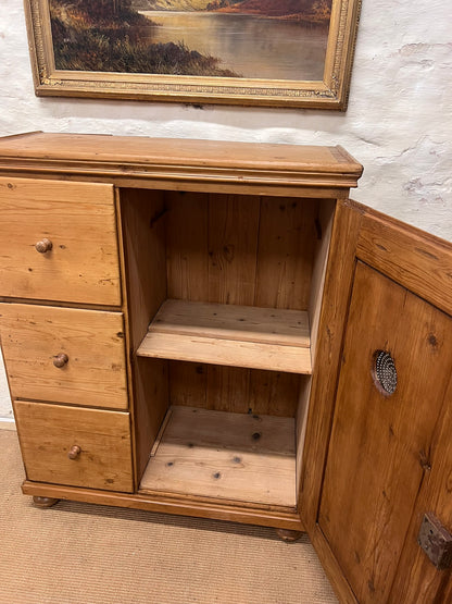 Antique Pine Food Cupboard-RM 289