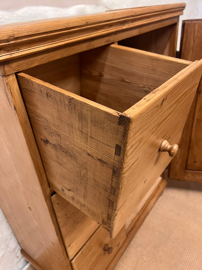 Antique Pine Food Cupboard-RM 289