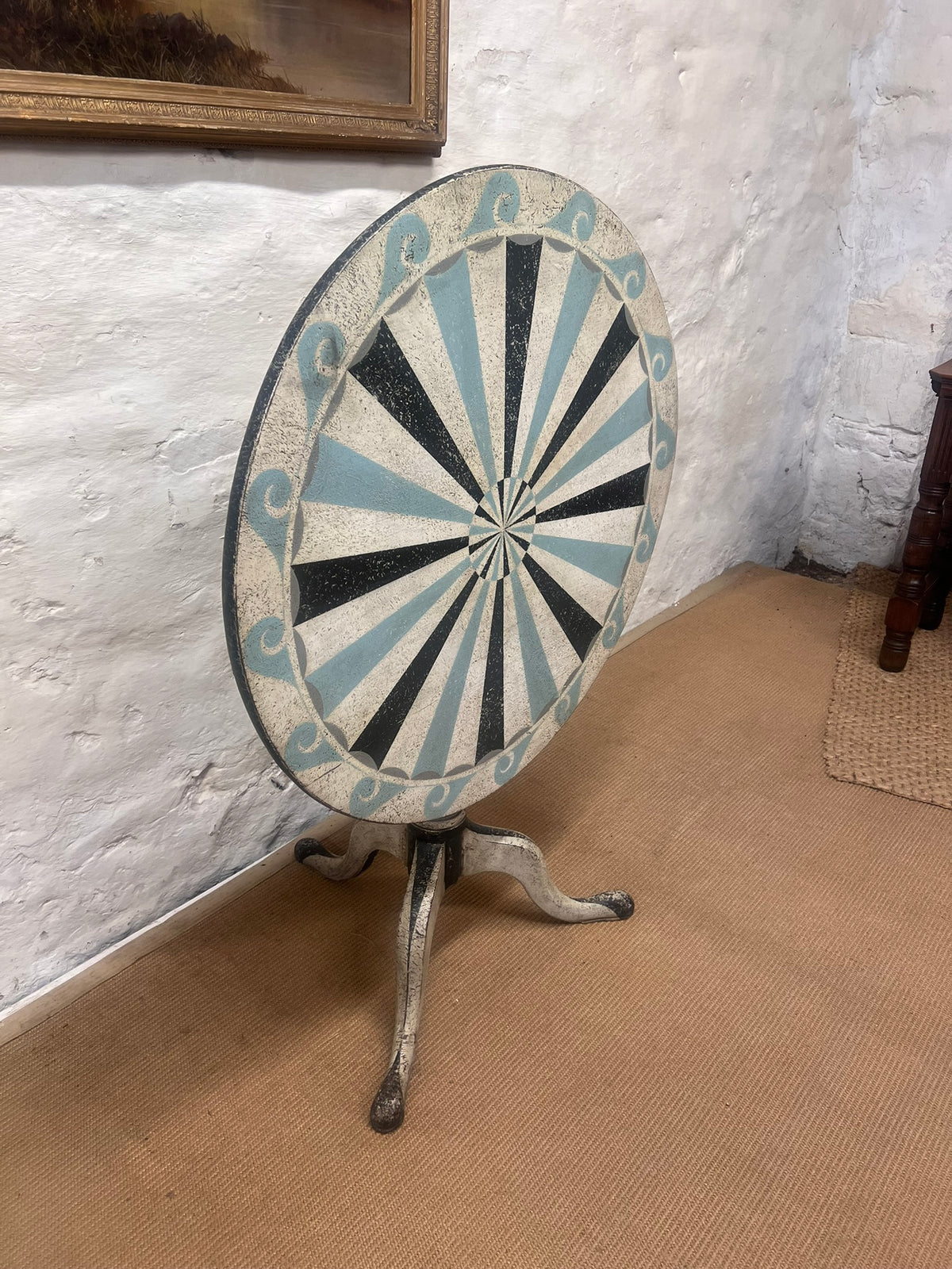 Antique Tilt Top Table -RM 293