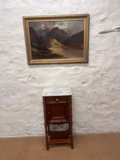 Faux Bamboo Bedside Cabinet-RM 302