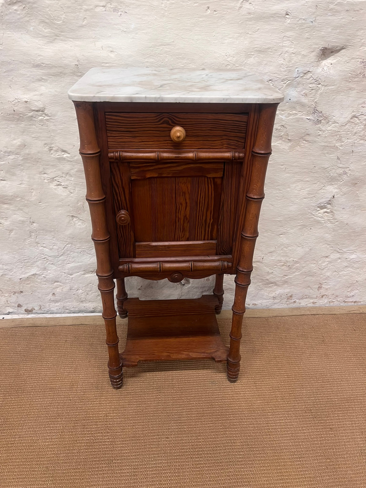 Faux Bamboo Bedside Cabinet-RM 302