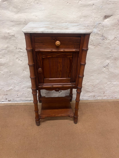 Faux Bamboo Bedside Cabinet-RM 302