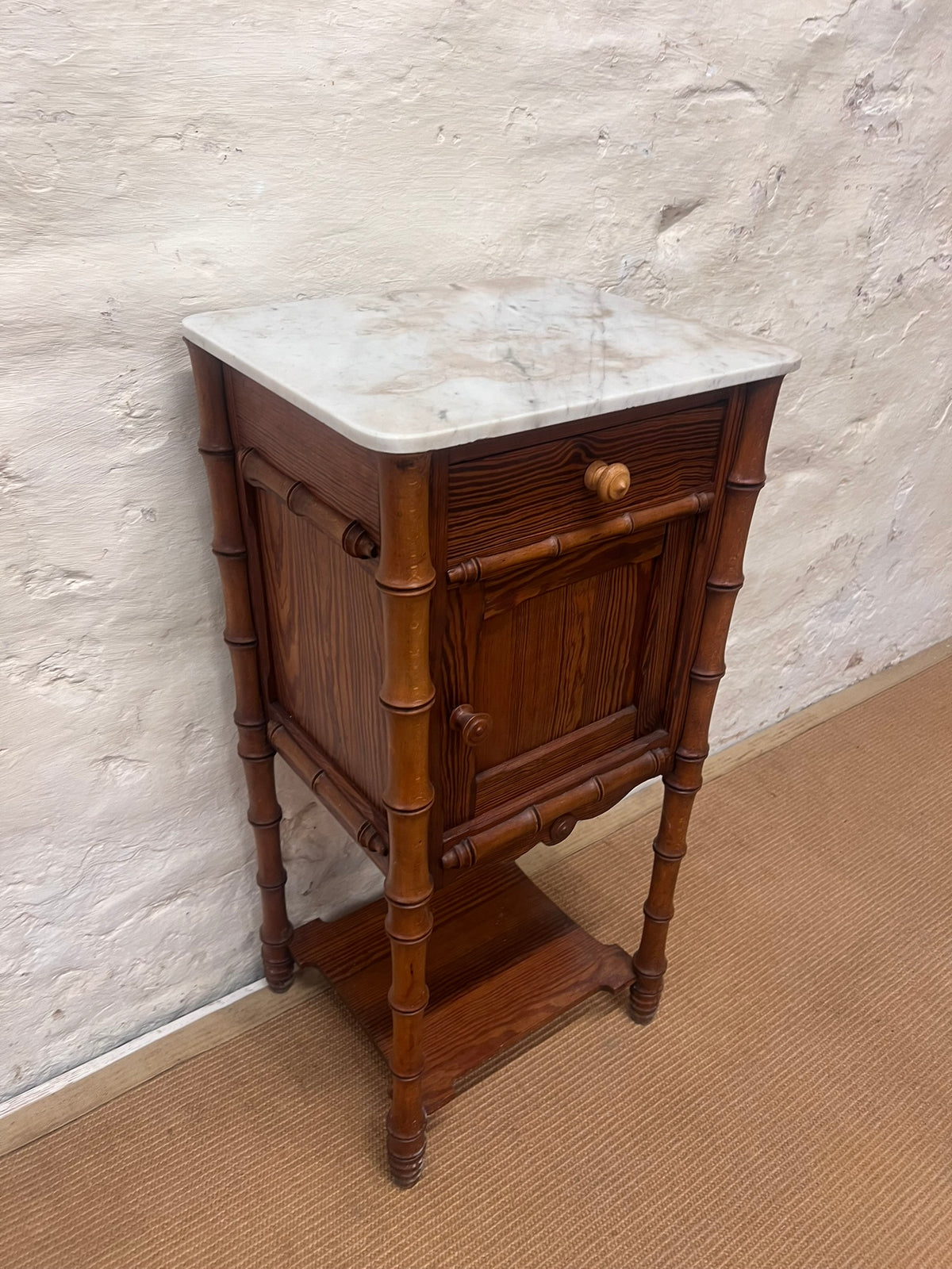 Faux Bamboo Bedside Cabinet-RM 302