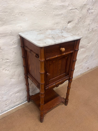Faux Bamboo Bedside Cabinet-RM 302