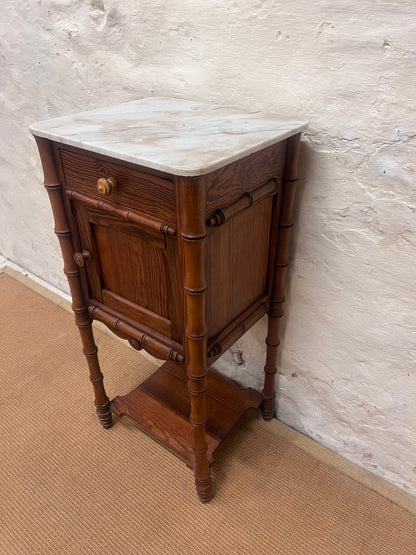 Faux Bamboo Bedside Cabinet-RM 302