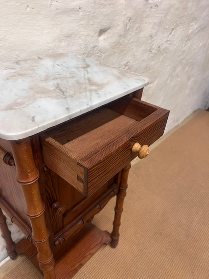 Faux Bamboo Bedside Cabinet-RM 302