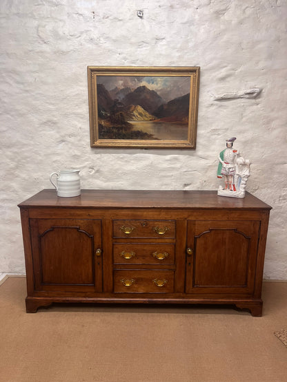 English Antique Oak Dresser with removable  Plate Rack RM 305