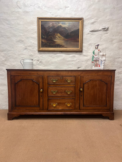 English Antique Oak Dresser with removable  Plate Rack RM 305