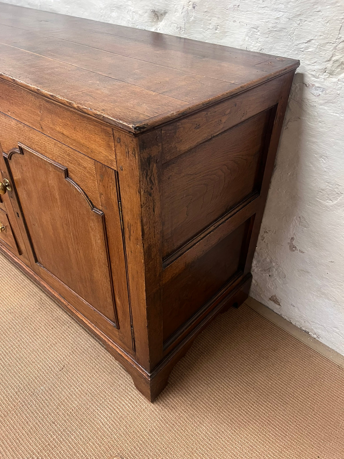 English Antique Oak Dresser with removable  Plate Rack RM 305