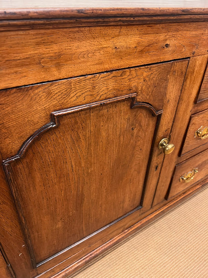 English Antique Oak Dresser with removable  Plate Rack RM 305