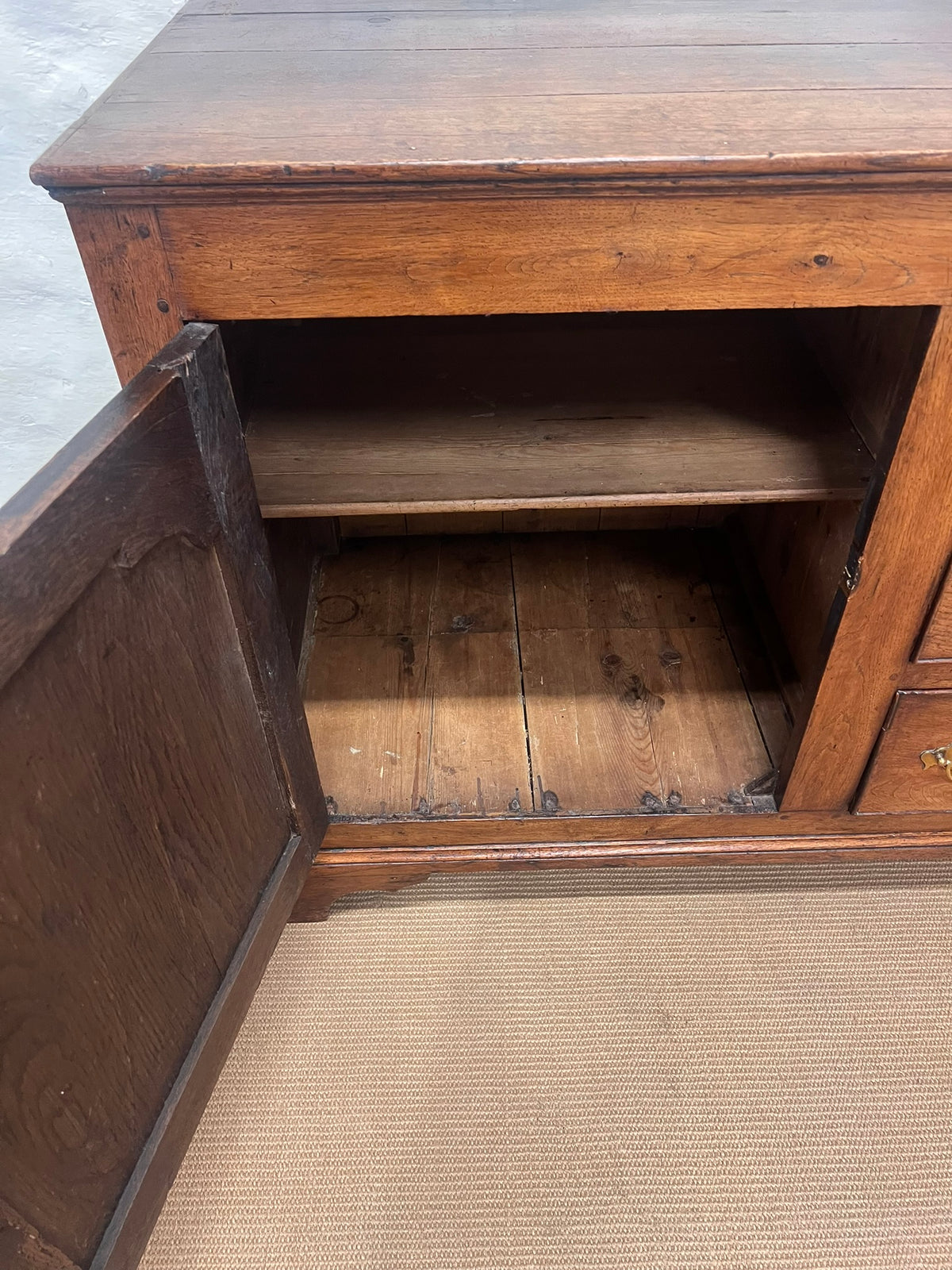 English Antique Oak Dresser with removable  Plate Rack RM 305