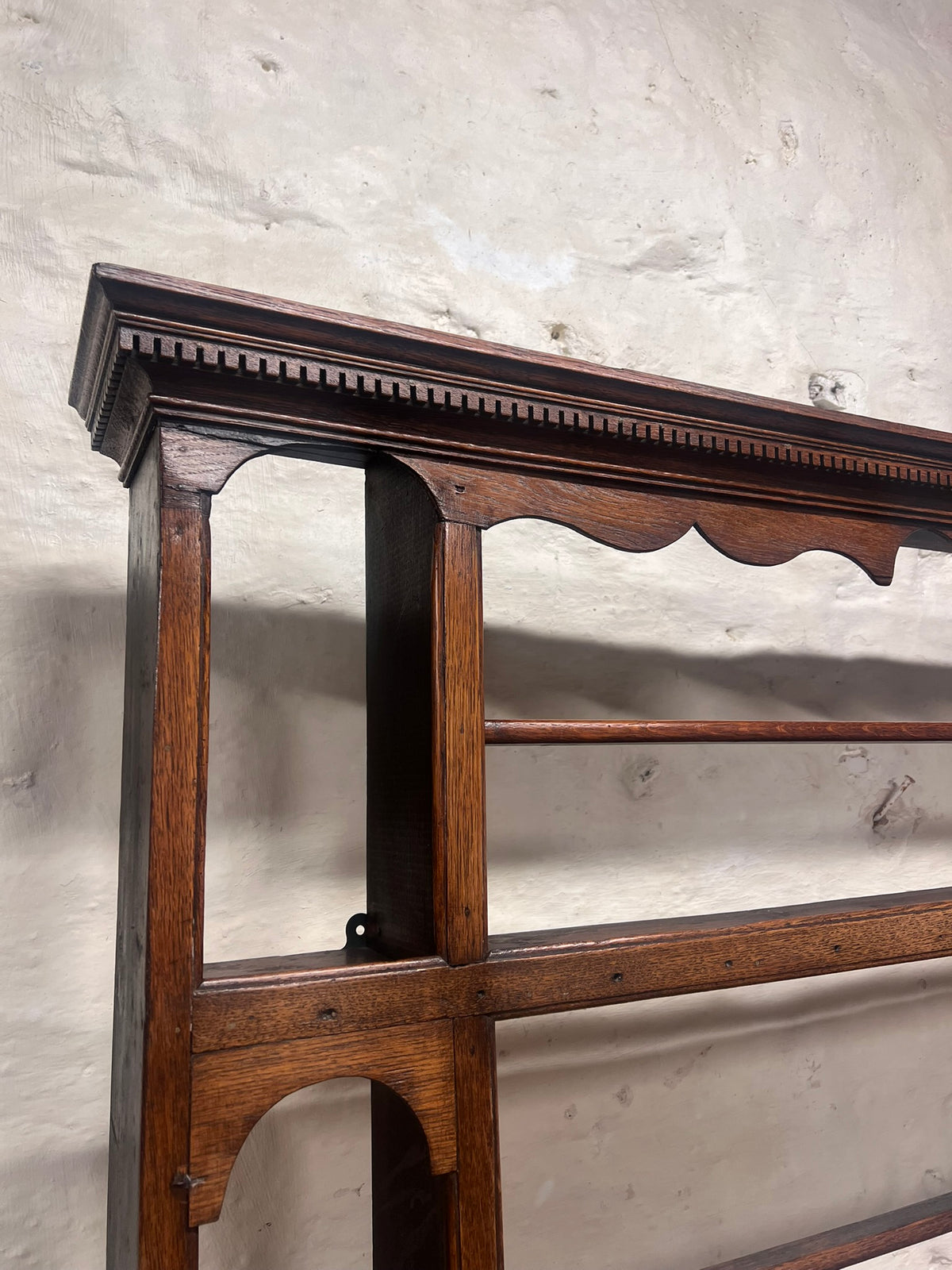 English Antique Oak Dresser with removable  Plate Rack RM 305