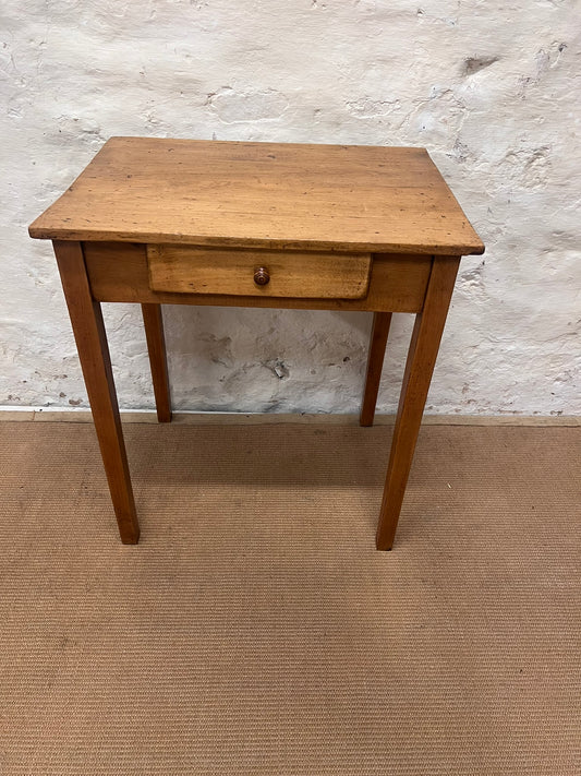 French Antique Fruitwood Side Table RM 307