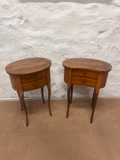 Pair of Walnut Inlaid Chests  RM 321