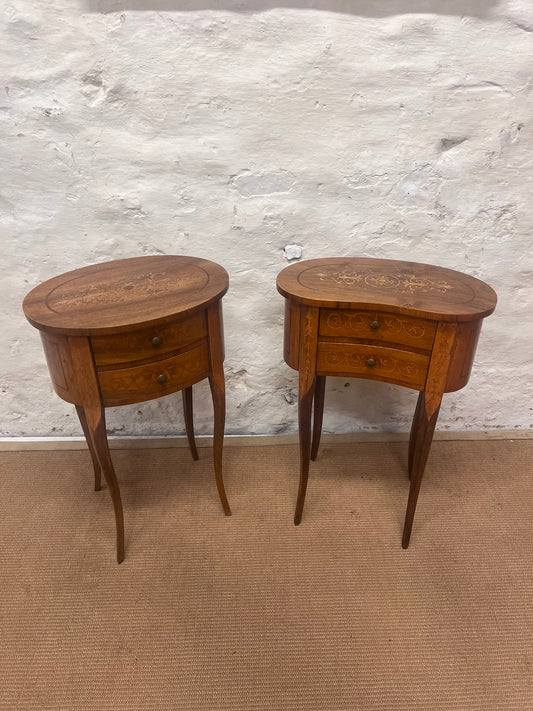Pair of Walnut Inlaid Chests  RM 321