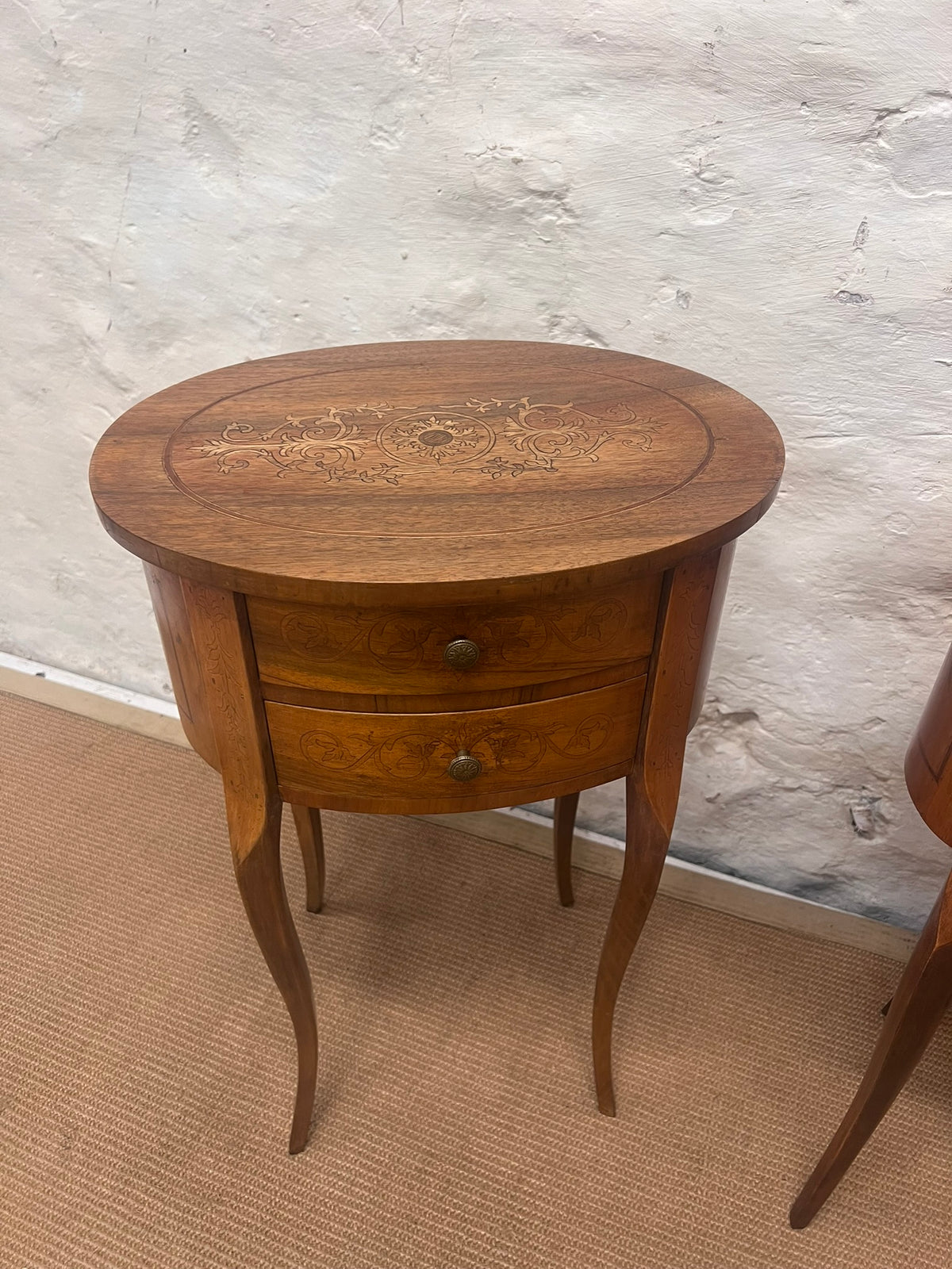 Pair of Walnut Inlaid Chests  RM 321