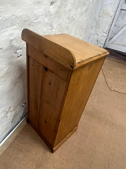 Scottish Antique Pine Bedside Cabinet RM 322