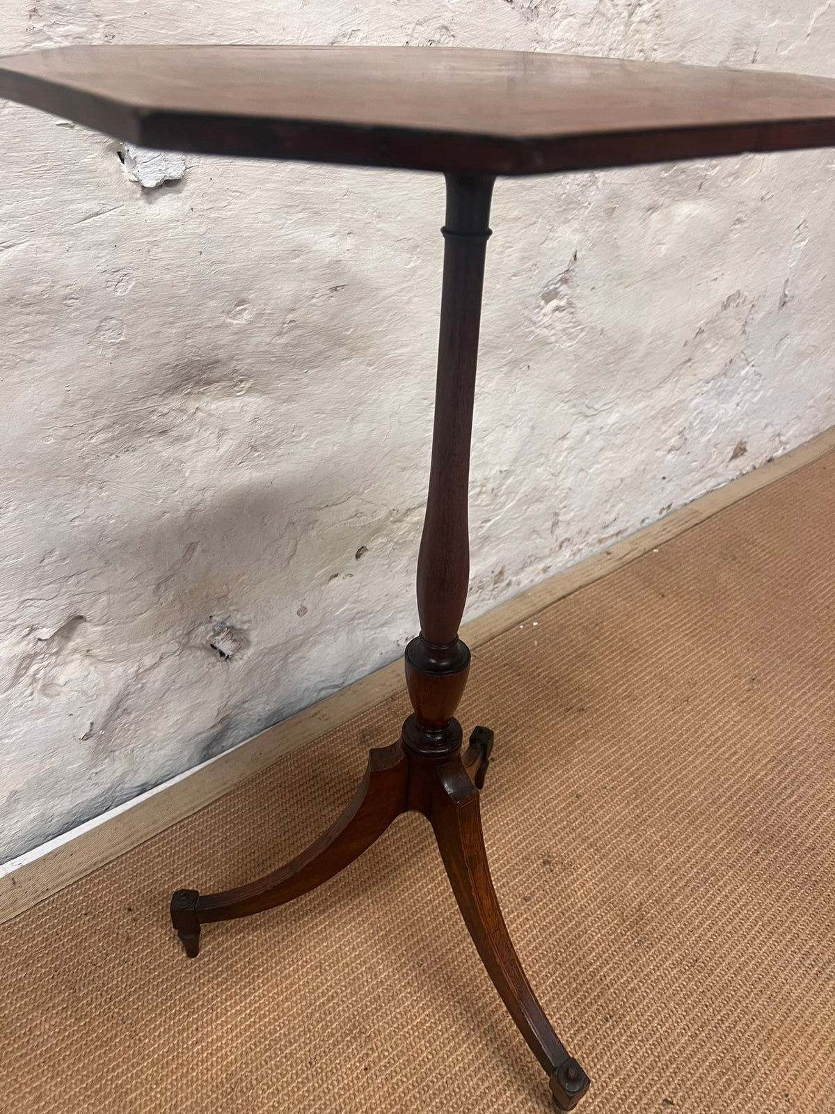 Scottish Inlaid Mahogany Pedestal Table  RM 336
