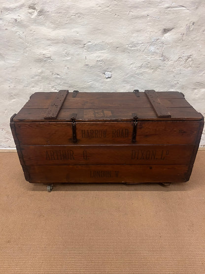Antique Pine Champagne Trunk RM 337