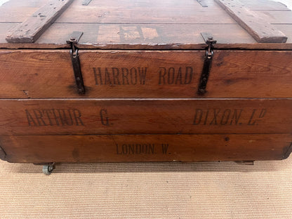 Antique Pine Champagne Trunk RM 337