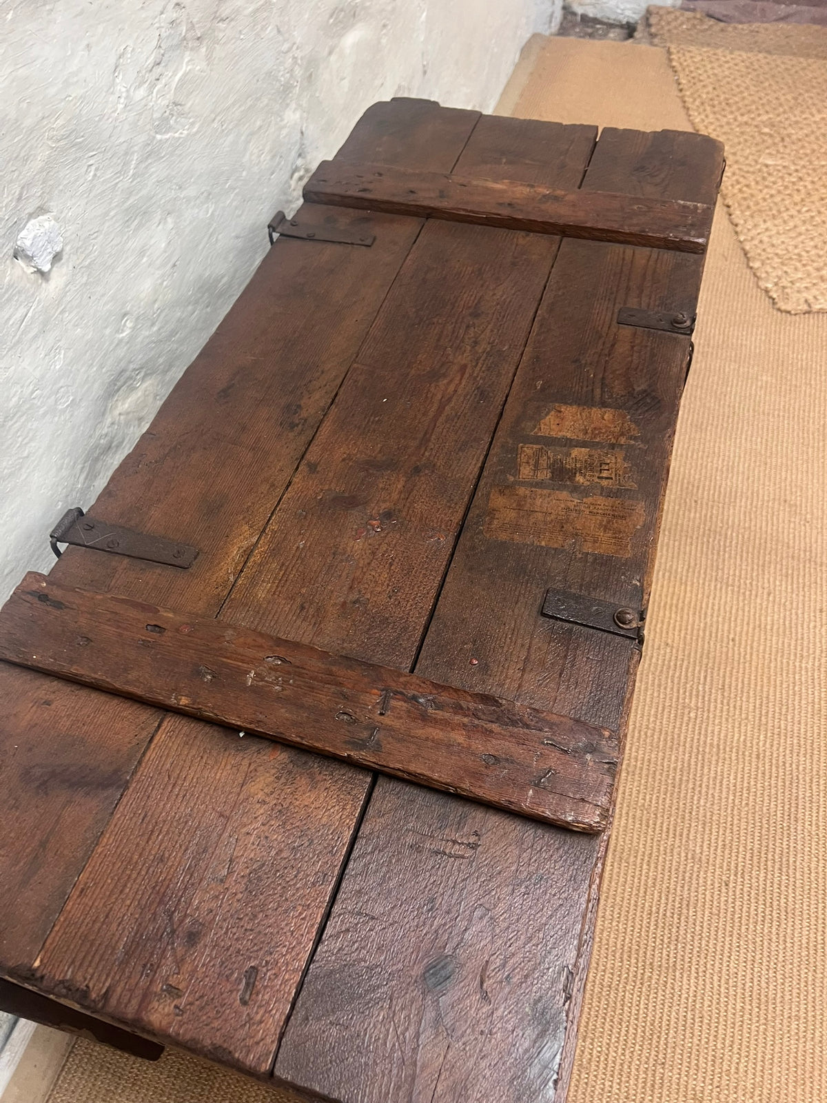 Antique Pine Champagne Trunk RM 337
