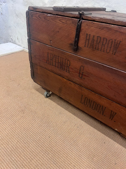 Antique Pine Champagne Trunk RM 337
