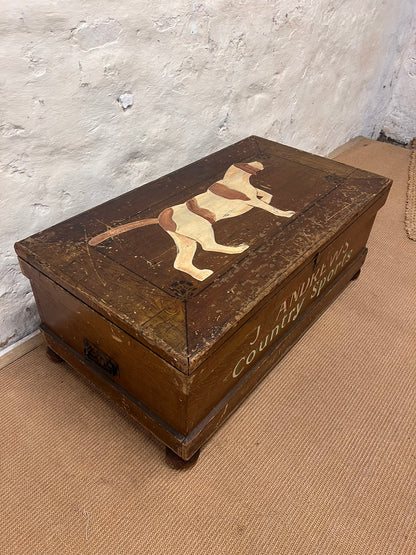 Antique Pine Trunk / Coffee table RM 339