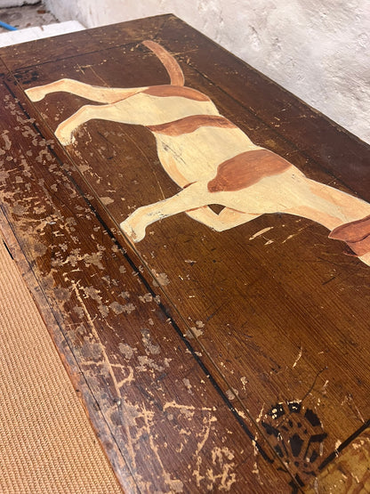 Antique Pine Trunk / Coffee table RM 339