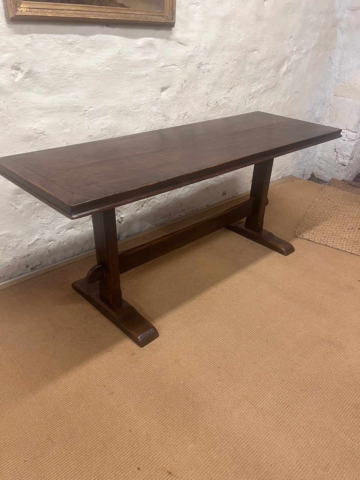 English Antique Oak Tavern Table RM 342