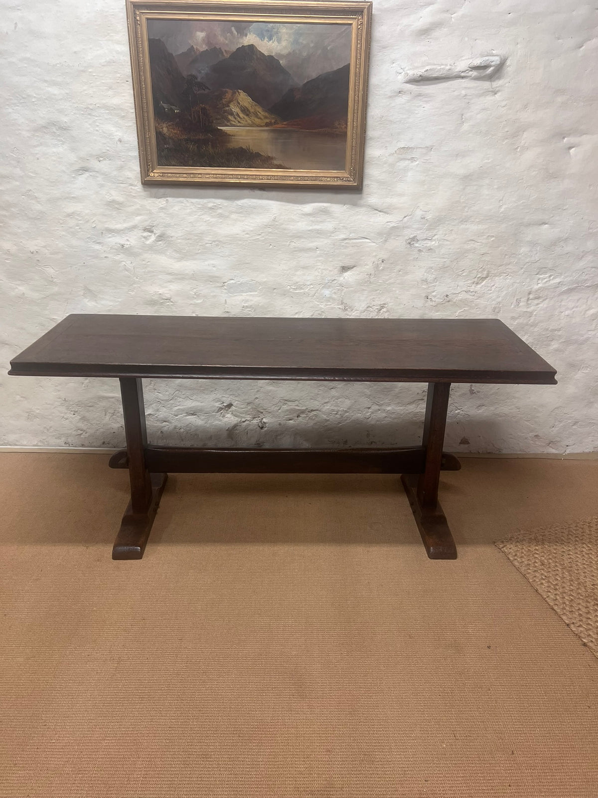 English Antique Oak Tavern Table RM 342