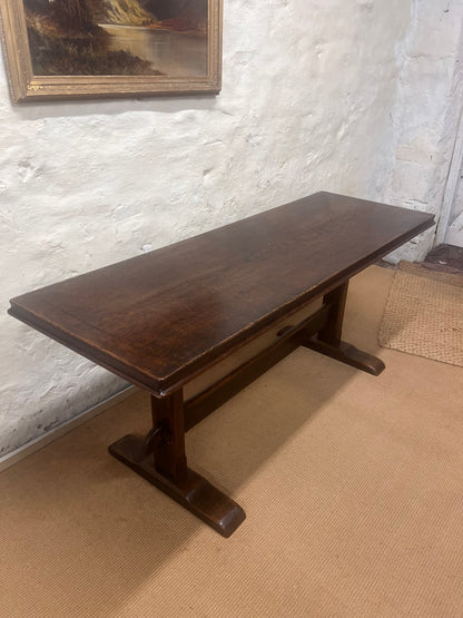 English Antique Oak Tavern Table RM 342