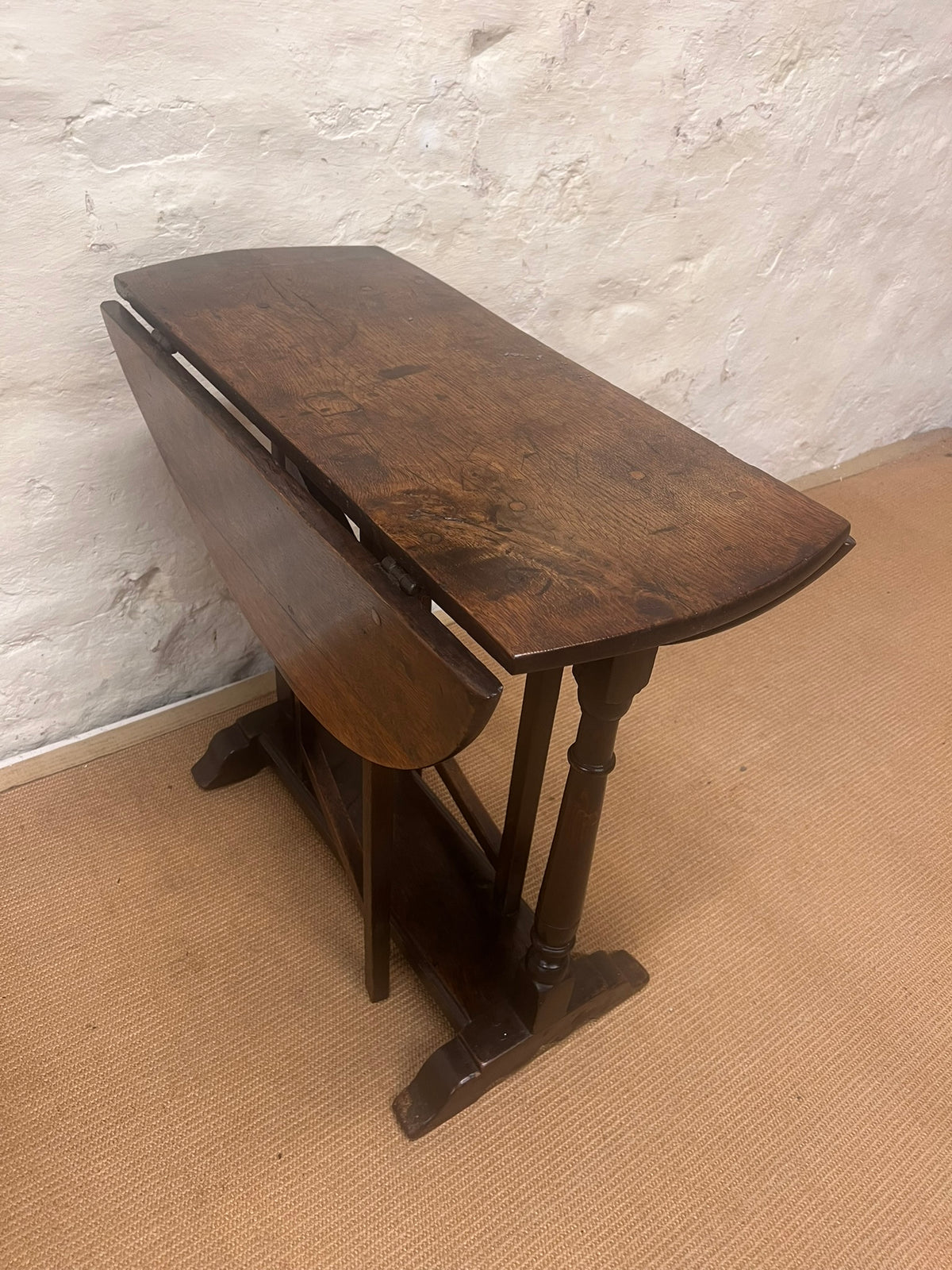 English Antique Oak Gateleg Table RM 343