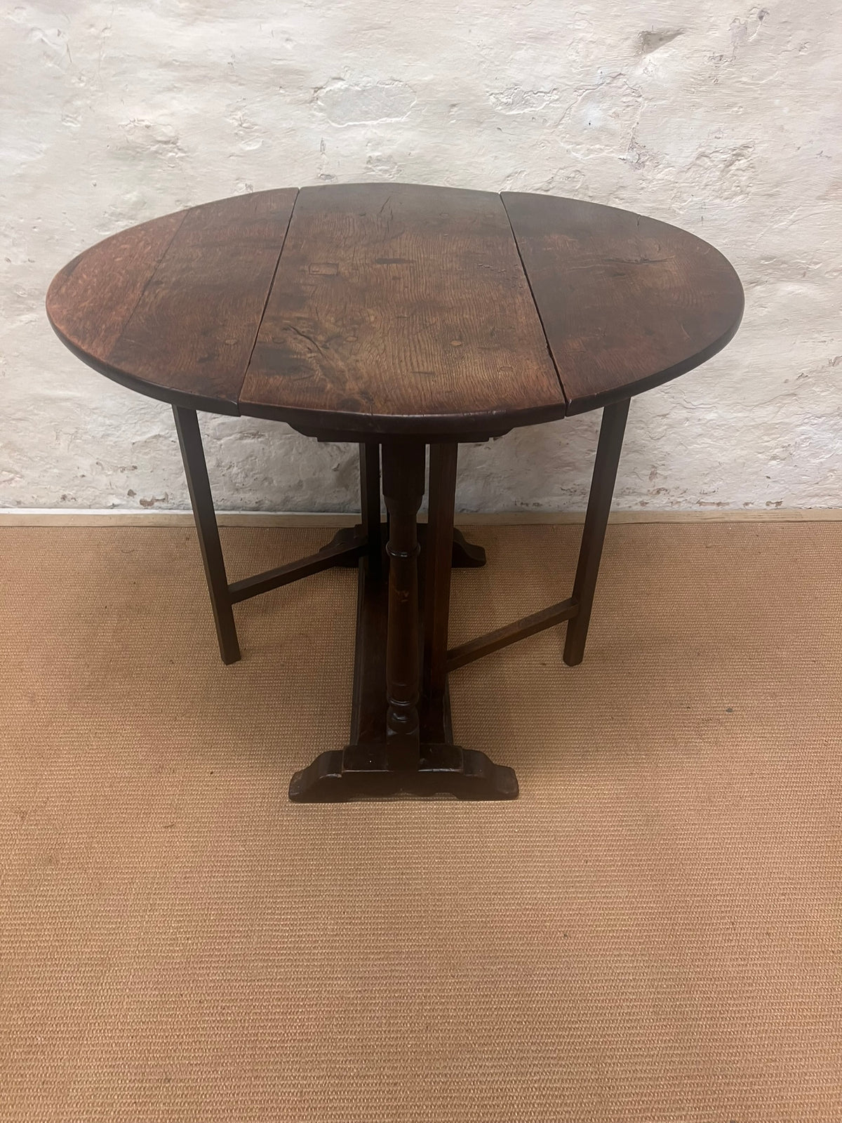 English Antique Oak Gateleg Table RM 343