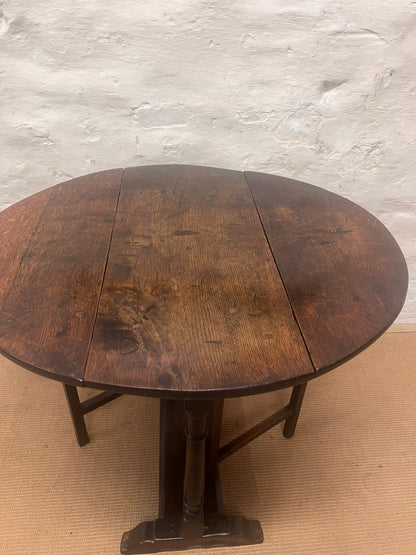 English Antique Oak Gateleg Table RM 343
