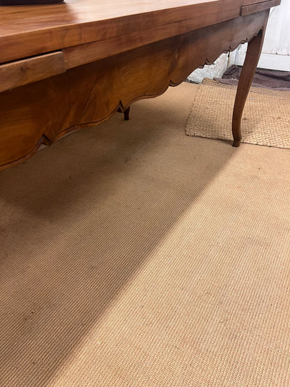 French Antique Cherry Draw Leaf Table RM 345