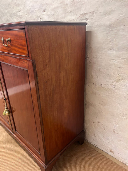 Scottish Antique Mahogany Gentleman's Linen Press Rm 346