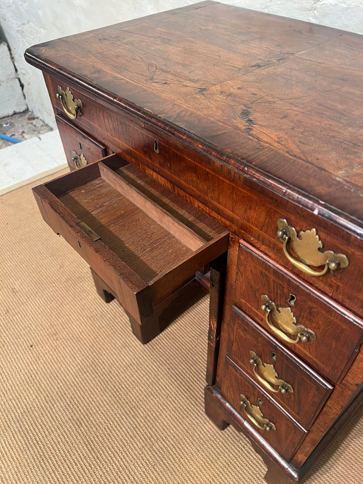 English Antique Walnut Low Boy RM 348