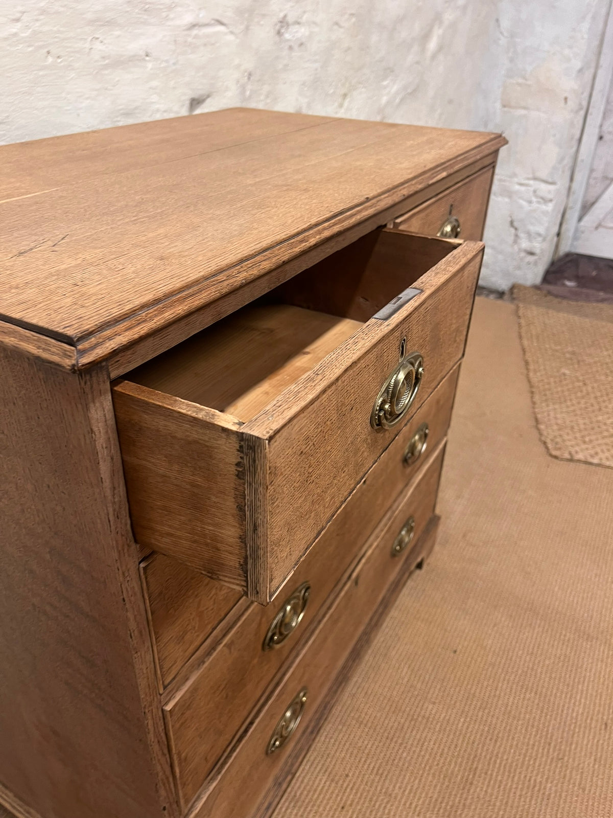 Scottish Antique Oak Chest RM 351
